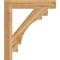 Ekena Millwork Merced Block Rough Sawn Bracket, Western Red Cedar, 4"W x 26"D x 30"H BKT04X26X30MRC05RWR - alternate 2